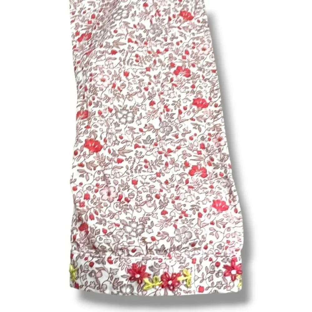 Pretty Wild Adele Liberty Katie and Millie Pink Red Embroidered Floral Dress 24M